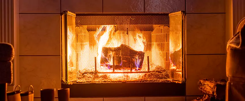 Mendota Hearth Landscape Fireplace Installation in Marion, Iowa