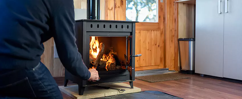 Open Hearth Wood Fireplace Installation in Marion, IA