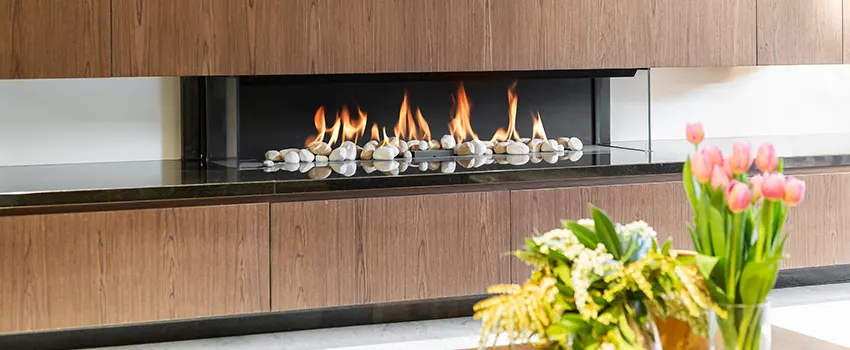 Double-height Fireplace Design Refurbishment in Marion, Iowa